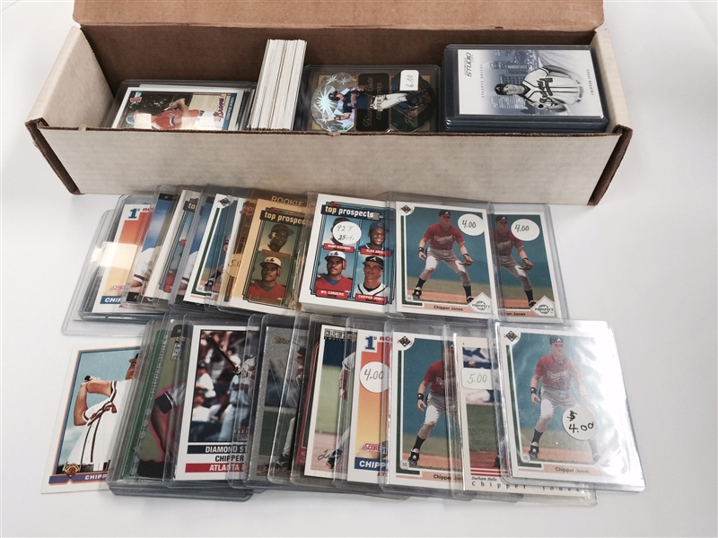 100+ Chipper Jones Including 62 Rookie Cards